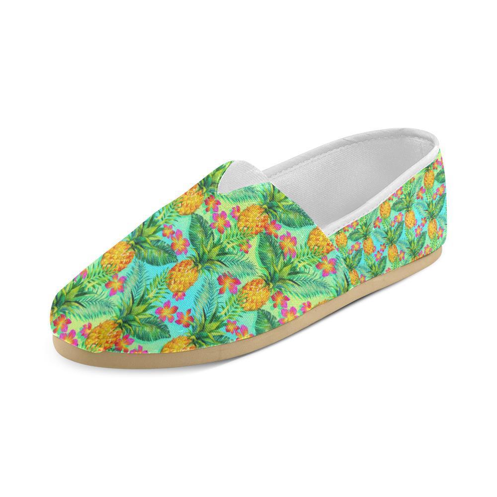 Pineapple Pattern Print Design PP010 Women Casual Shoes-JorJune.com