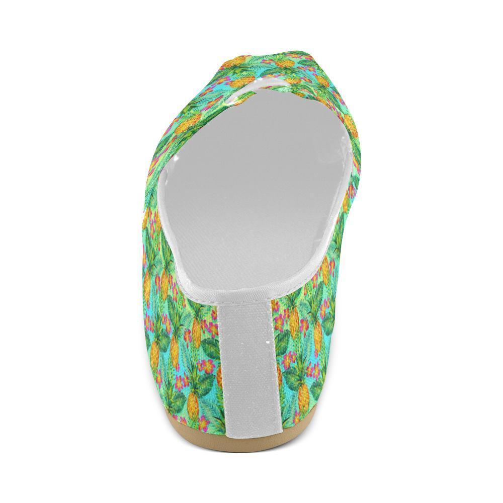 Pineapple Pattern Print Design PP010 Women Casual Shoes-JorJune.com