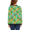 Pineapple Pattern Print Design PP010 Women Long Sleeve Sweatshirt-JorJune