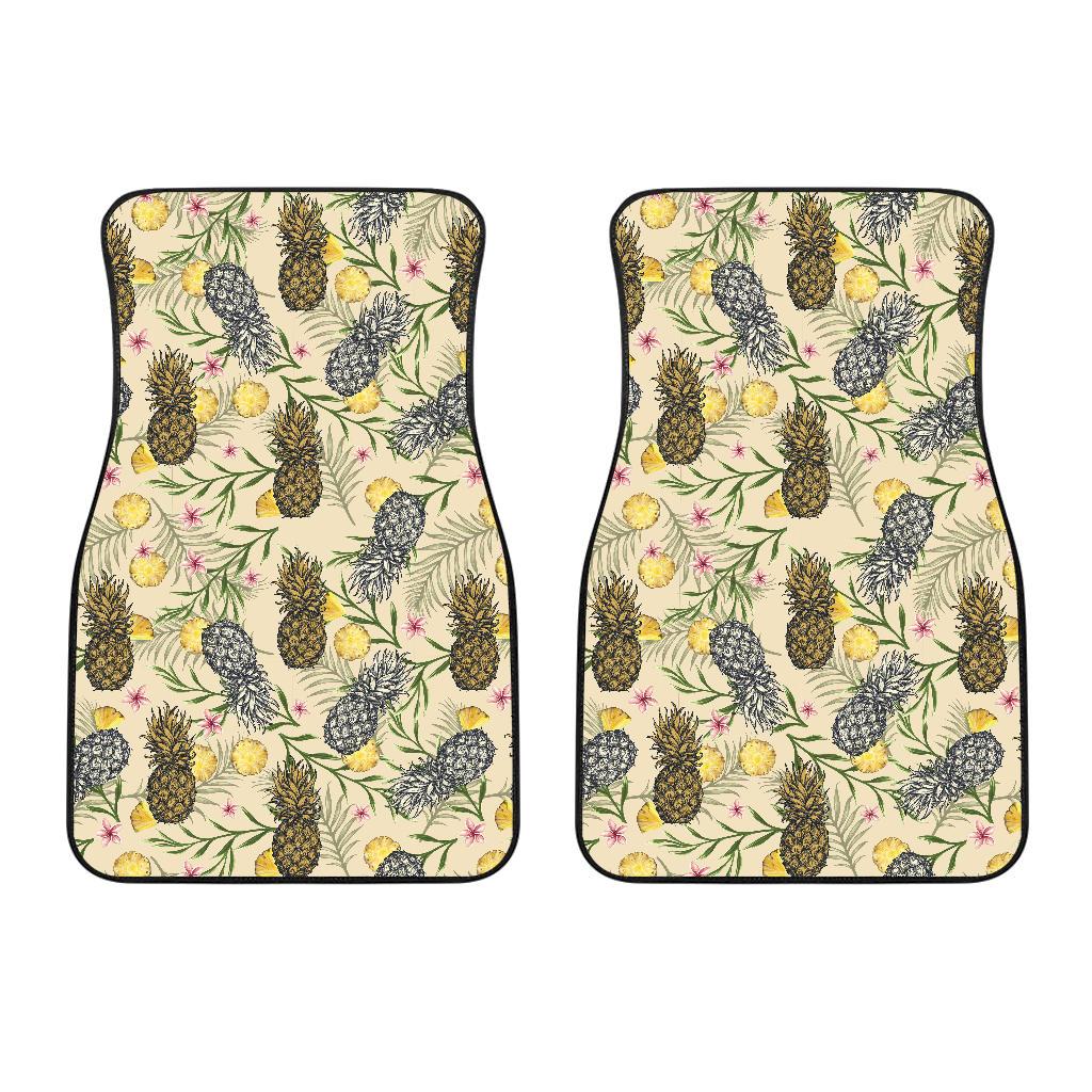 Pineapple Pattern Print Design PP012 Car Floor Mats-JORJUNE.COM