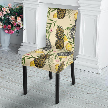 Pineapple Pattern Print Design PP012 Dining Chair Slipcover-JORJUNE.COM