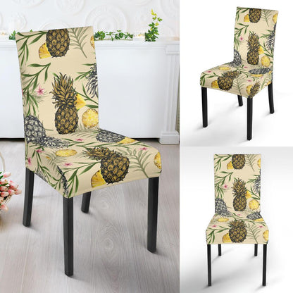 Pineapple Pattern Print Design PP012 Dining Chair Slipcover-JORJUNE.COM