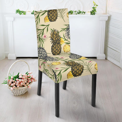 Pineapple Pattern Print Design PP012 Dining Chair Slipcover-JORJUNE.COM