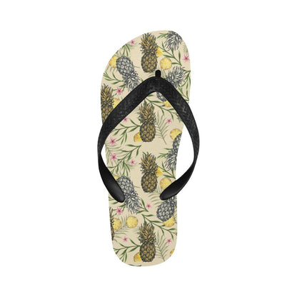 Pineapple Pattern Print Design PP012 Flip Flops-JorJune