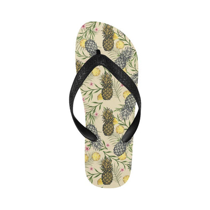 Pineapple Pattern Print Design PP012 Flip Flops-JorJune