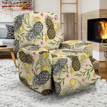 Pineapple Pattern Print Design PP012 Recliner Slipcover-JORJUNE.COM