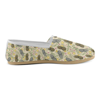 Pineapple Pattern Print Design PP012 Women Casual Shoes-JorJune.com