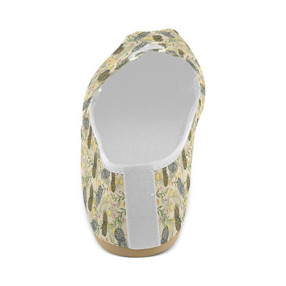 Pineapple Pattern Print Design PP012 Women Casual Shoes-JorJune.com