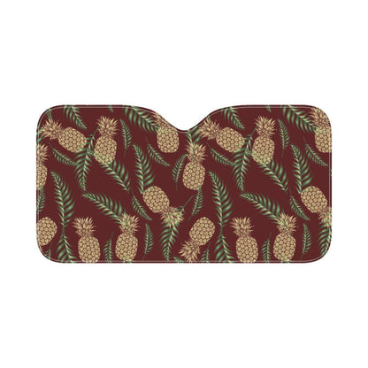 Pineapple Pattern Print Design PP013 Car Sun Shade-JorJune