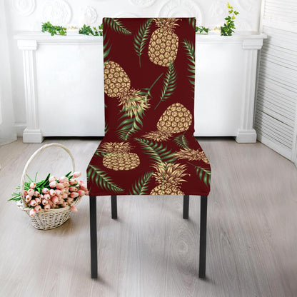 Pineapple Pattern Print Design PP013 Dining Chair Slipcover-JORJUNE.COM
