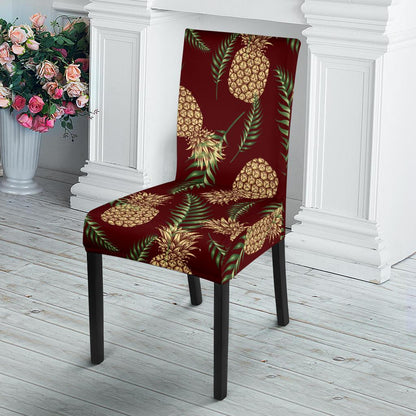 Pineapple Pattern Print Design PP013 Dining Chair Slipcover-JORJUNE.COM