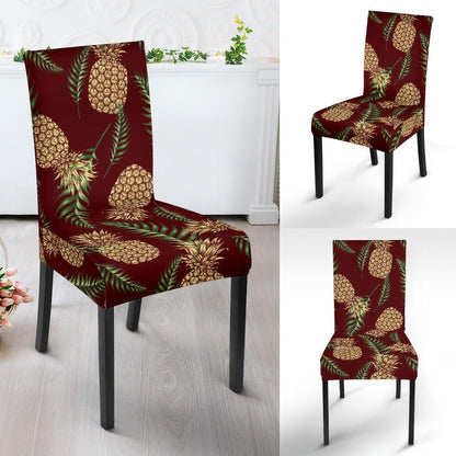 Pineapple Pattern Print Design PP013 Dining Chair Slipcover-JORJUNE.COM
