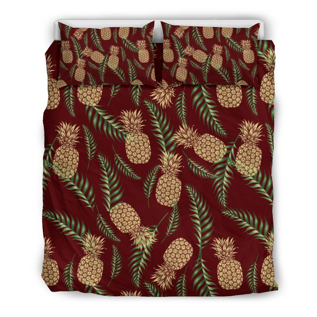 Pineapple Pattern Print Design PP013 Duvet Cover Bedding Set-JORJUNE.COM