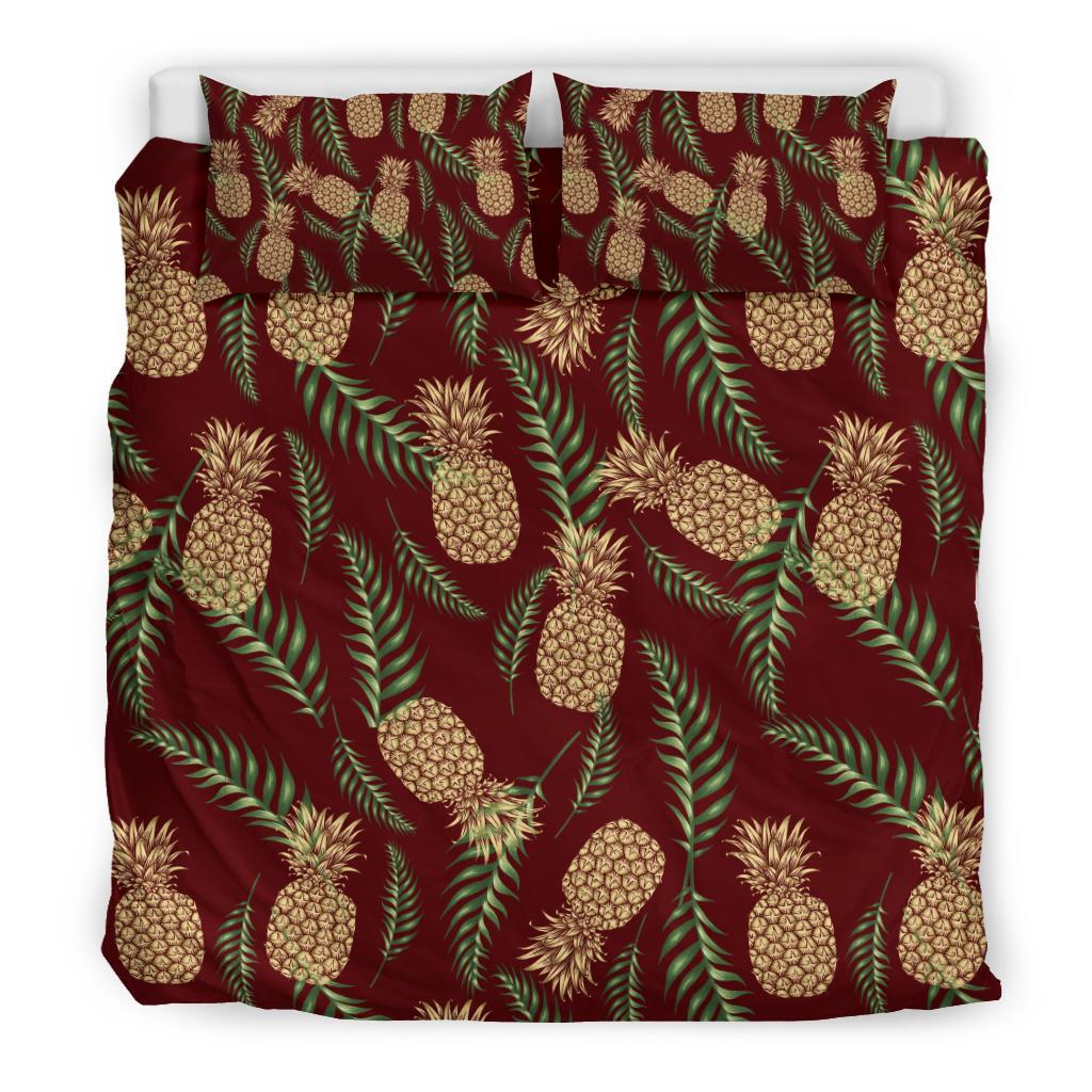 Pineapple Pattern Print Design PP013 Duvet Cover Bedding Set-JORJUNE.COM