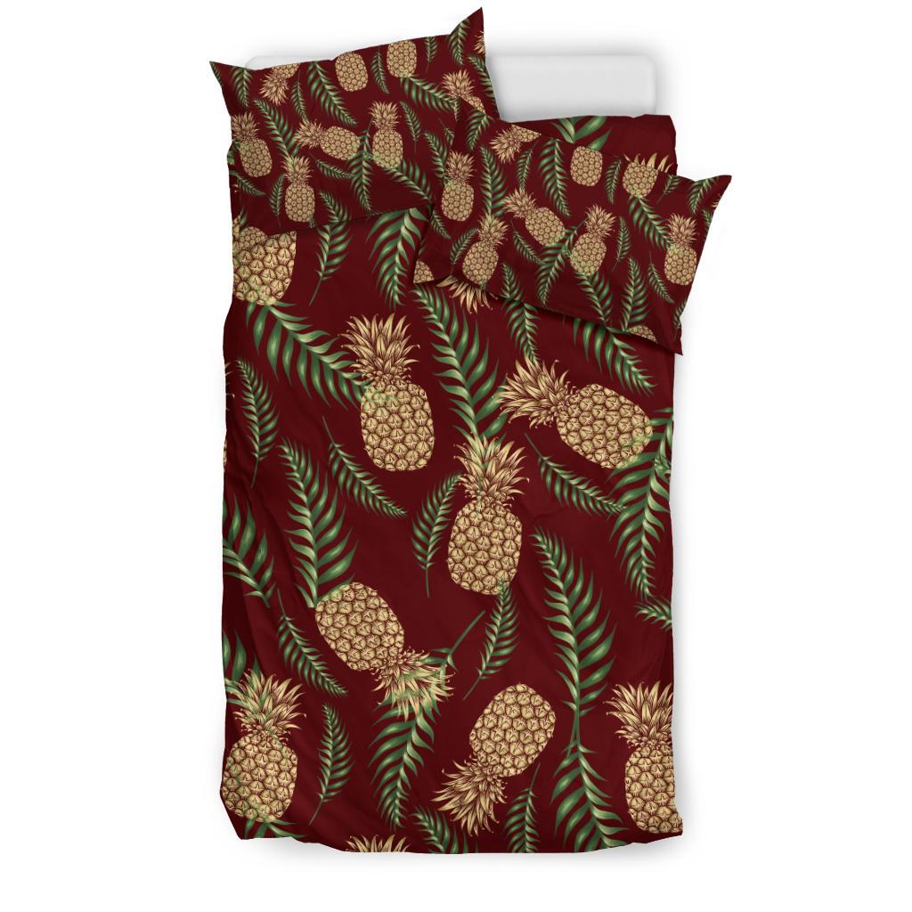 Pineapple Pattern Print Design PP013 Duvet Cover Bedding Set-JORJUNE.COM
