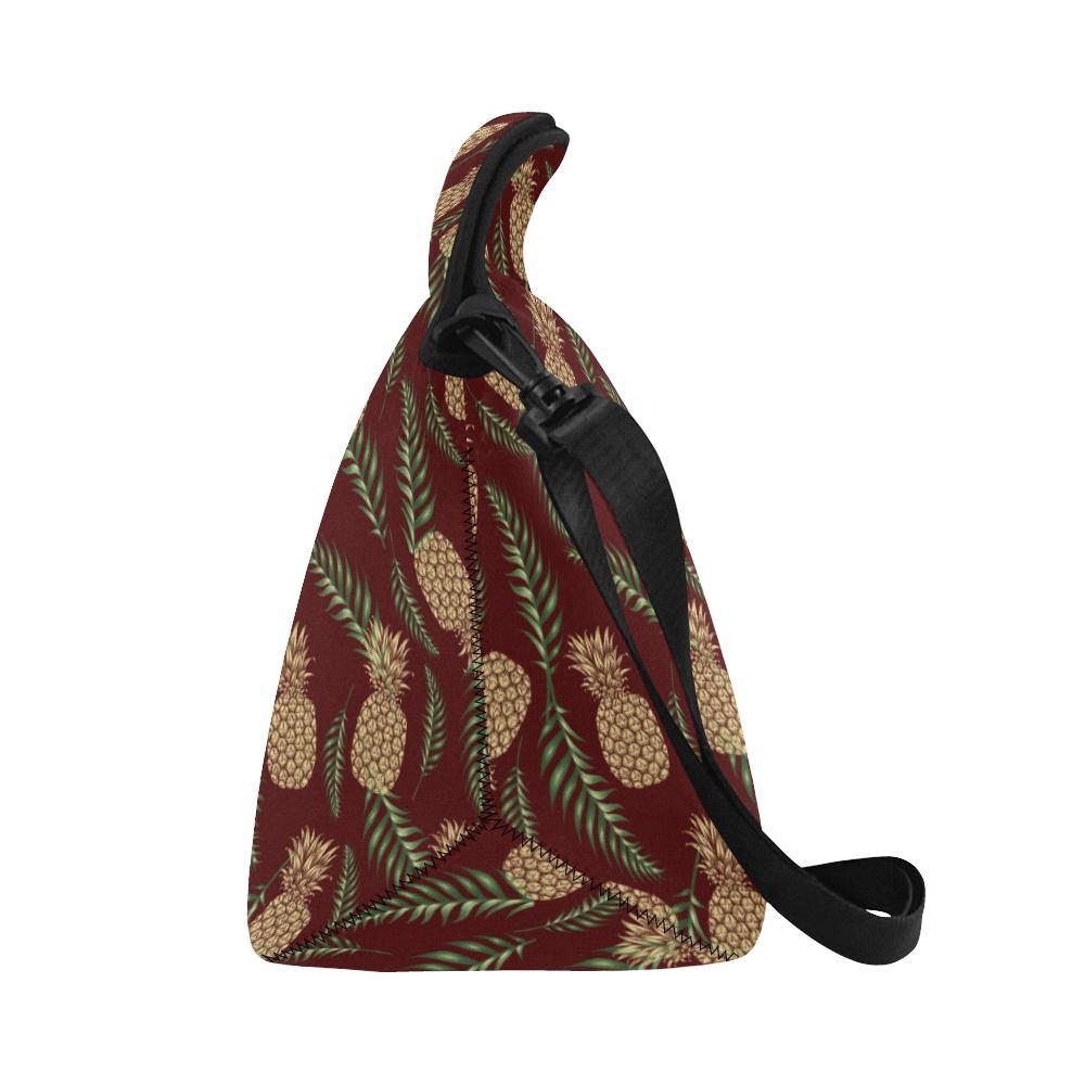 Pineapple Pattern Print Design PP013 Neoprene Lunch Bag-JorJune