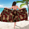 Pineapple Pattern Print Design PP013 Sarong Pareo Wrap-JORJUNE.COM