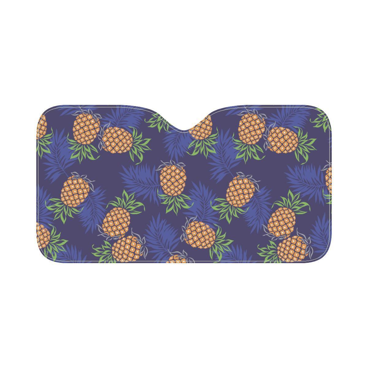 Pineapple Pattern Print Design PP02 Car Sun Shade-JorJune