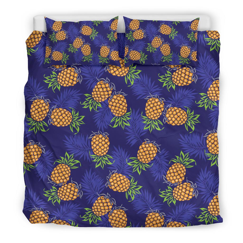 Pineapple Pattern Print Design PP02 Duvet Cover Bedding Set-JORJUNE.COM