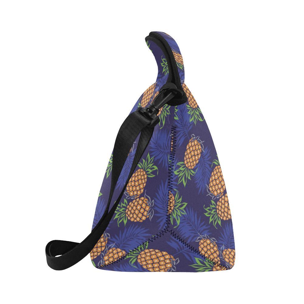Pineapple Pattern Print Design PP02 Neoprene Lunch Bag-JorJune
