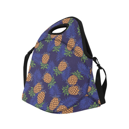 Pineapple Pattern Print Design PP02 Neoprene Lunch Bag-JorJune