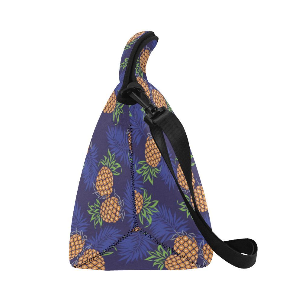 Pineapple Pattern Print Design PP02 Neoprene Lunch Bag-JorJune