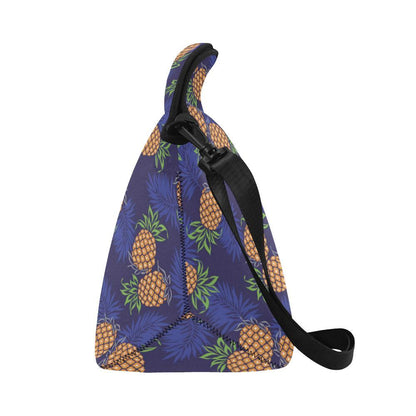 Pineapple Pattern Print Design PP02 Neoprene Lunch Bag-JorJune