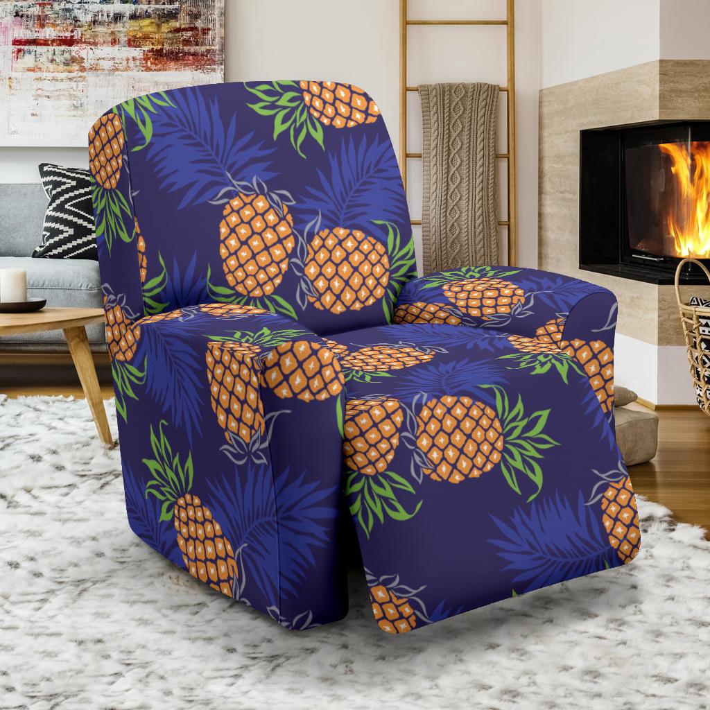 Pineapple Pattern Print Design PP02 Recliner Slipcover-JORJUNE.COM