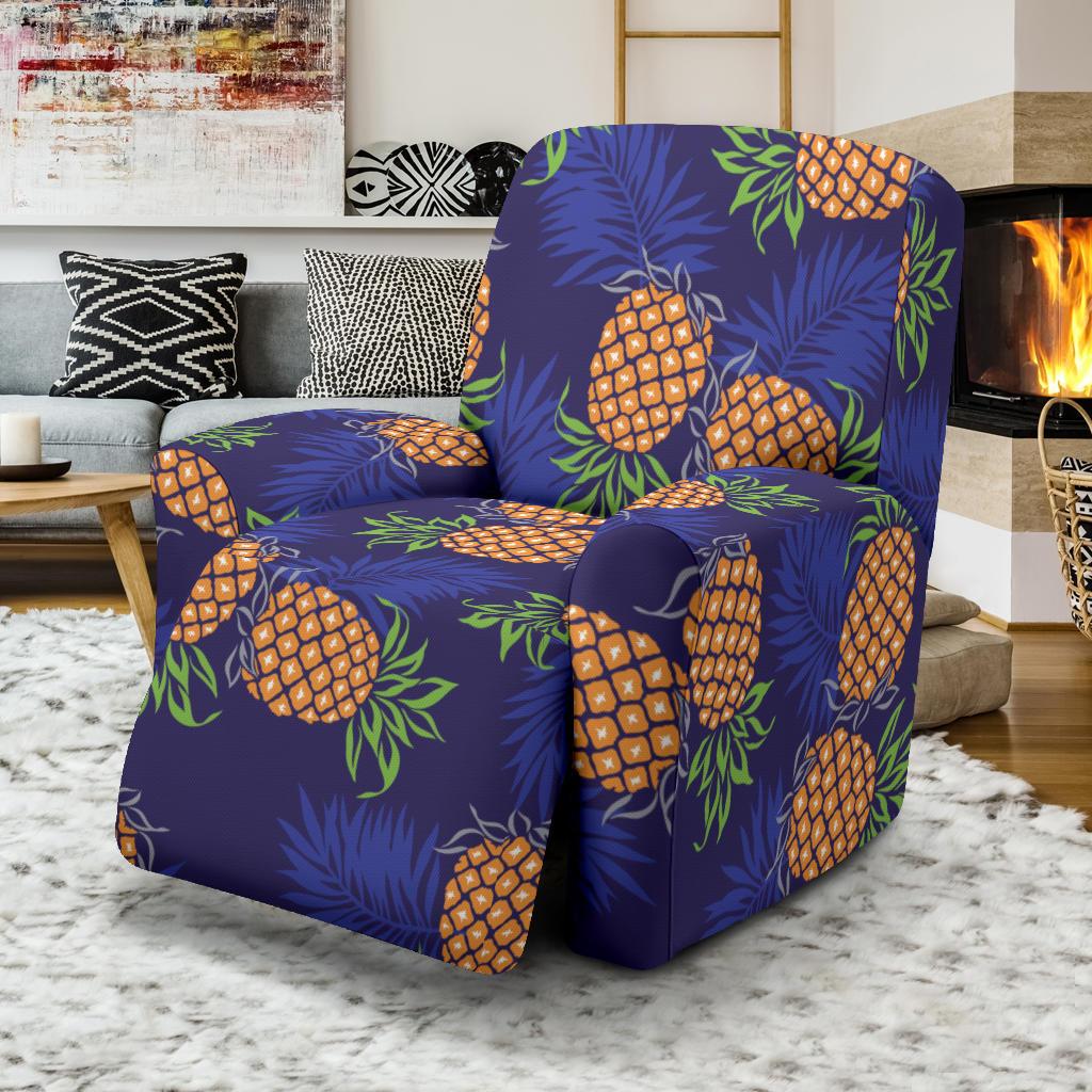 Pineapple Pattern Print Design PP02 Recliner Slipcover-JORJUNE.COM