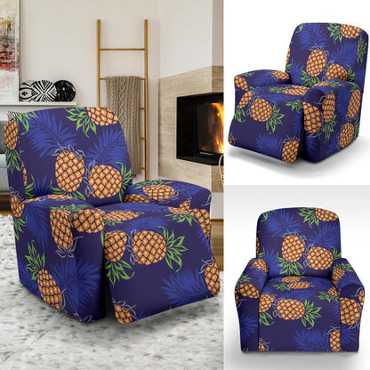 Pineapple Pattern Print Design PP02 Recliner Slipcover-JORJUNE.COM