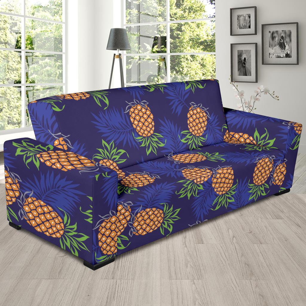 Pineapple Pattern Print Design PP02 Sofa Slipcover-JORJUNE.COM