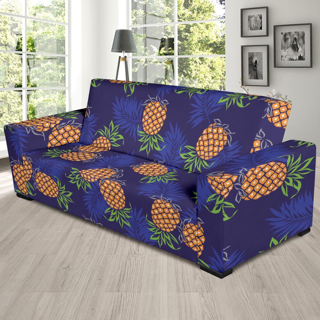 Pineapple Pattern Print Design PP02 Sofa Slipcover-JORJUNE.COM