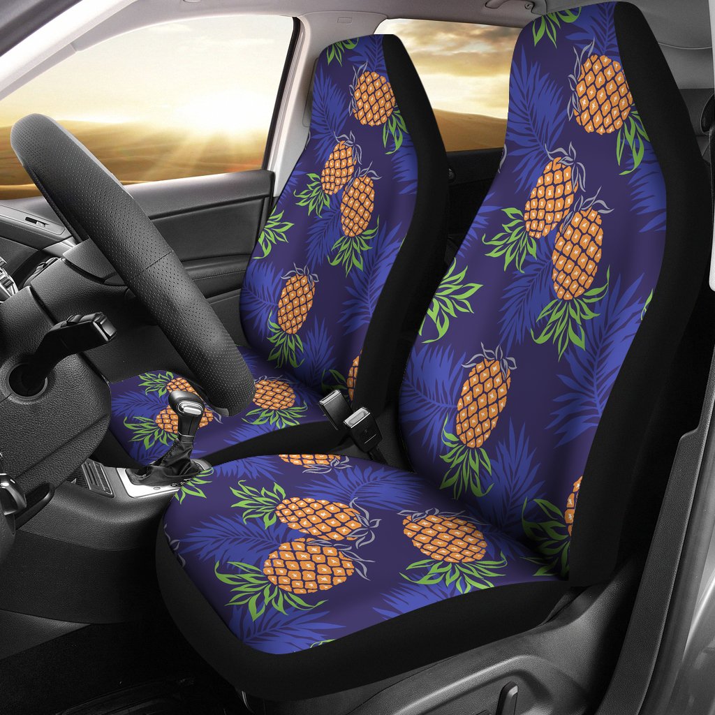 Pineapple Pattern Print Design PP02 Universal Fit Car Seat Covers-JorJune