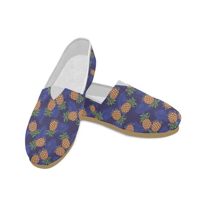 Pineapple Pattern Print Design PP02 Women Casual Shoes-JorJune.com