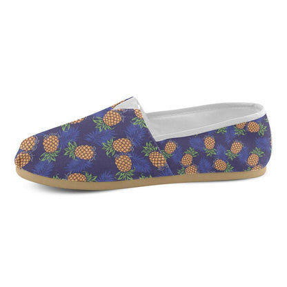 Pineapple Pattern Print Design PP02 Women Casual Shoes-JorJune.com