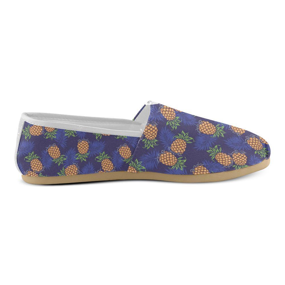 Pineapple Pattern Print Design PP02 Women Casual Shoes-JorJune.com