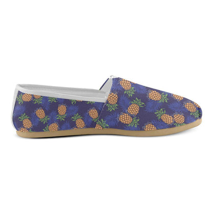 Pineapple Pattern Print Design PP02 Women Casual Shoes-JorJune.com
