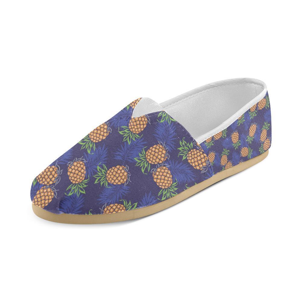 Pineapple Pattern Print Design PP02 Women Casual Shoes-JorJune.com