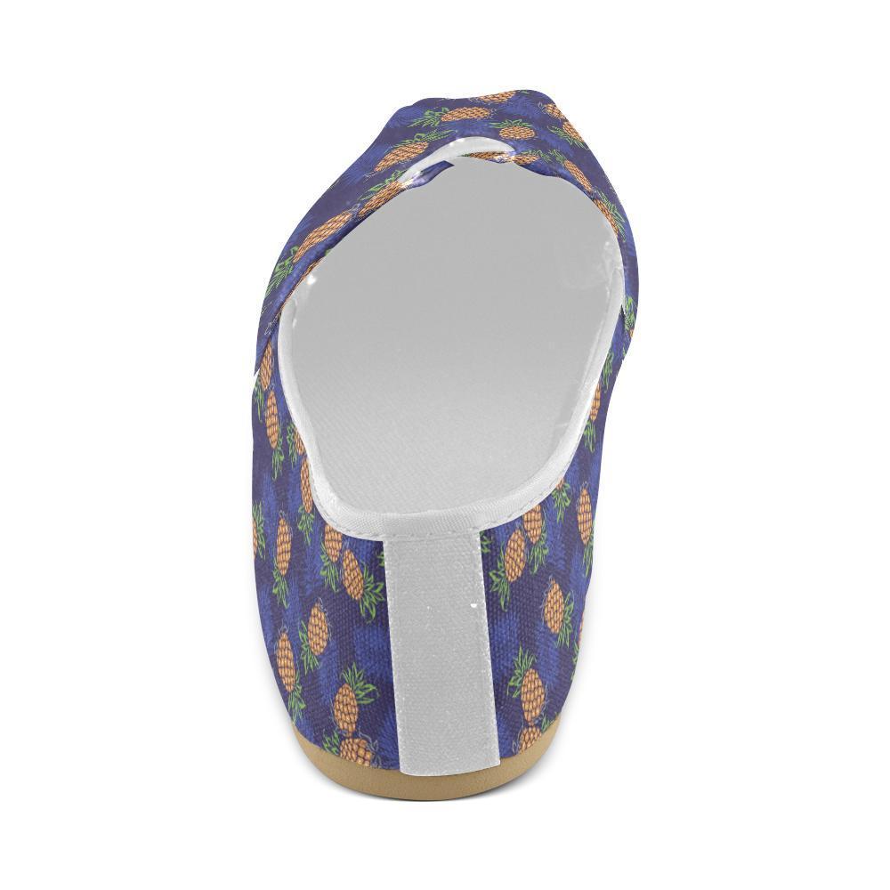 Pineapple Pattern Print Design PP02 Women Casual Shoes-JorJune.com