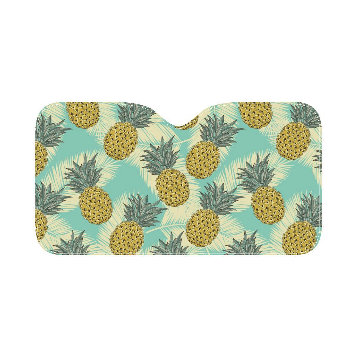 Pineapple Pattern Print Design PP03 Car Sun Shade-JorJune