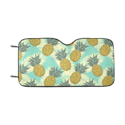 Pineapple Pattern Print Design PP03 Car Sun Shade-JorJune
