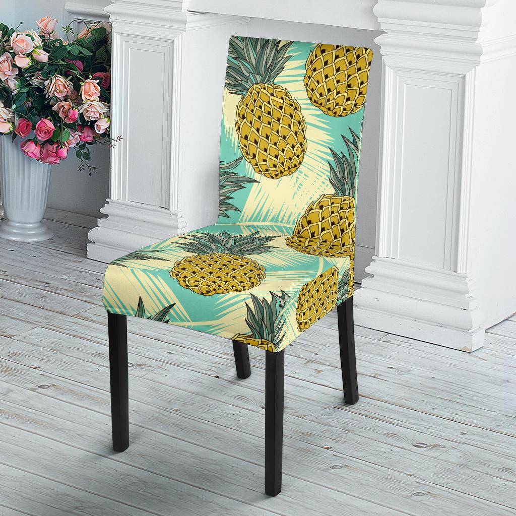 Pineapple Pattern Print Design PP03 Dining Chair Slipcover-JORJUNE.COM