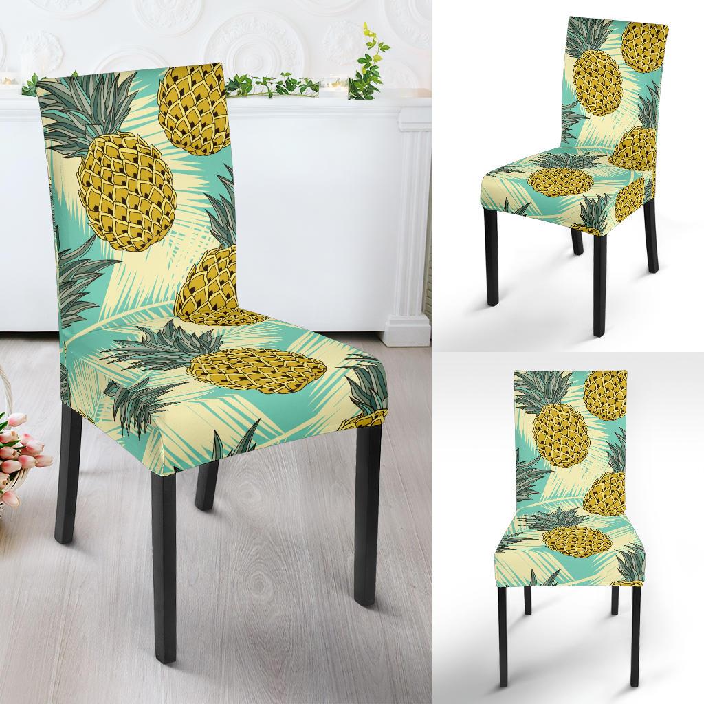 Pineapple Pattern Print Design PP03 Dining Chair Slipcover-JORJUNE.COM