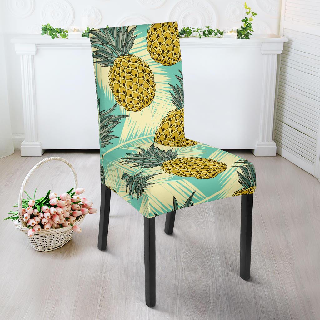 Pineapple Pattern Print Design PP03 Dining Chair Slipcover-JORJUNE.COM
