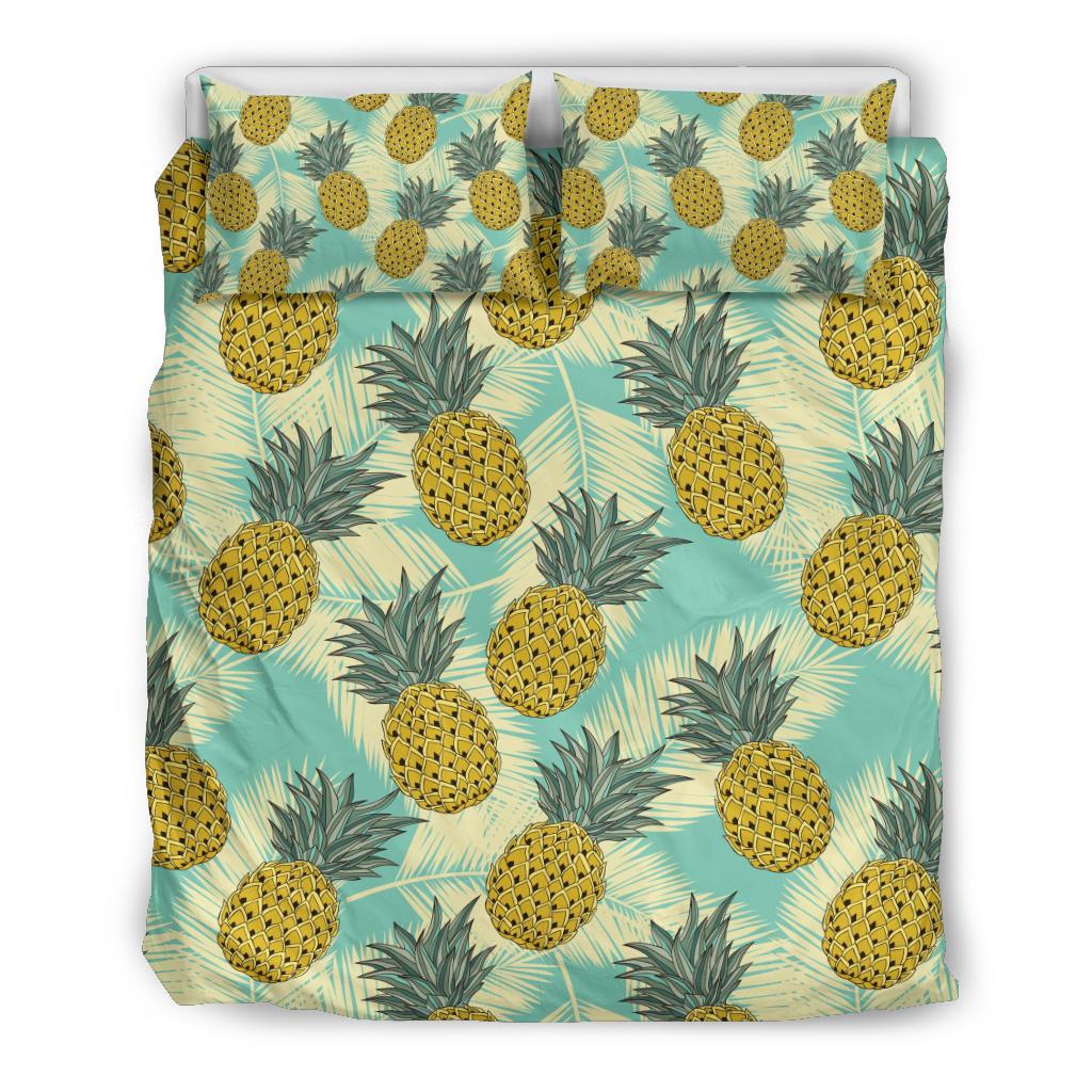 Pineapple Pattern Print Design PP03 Duvet Cover Bedding Set-JORJUNE.COM