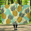 Pineapple Pattern Print Design PP03 Hooded Blanket-JORJUNE.COM