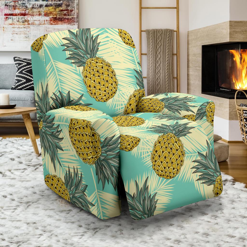 Pineapple Pattern Print Design PP03 Recliner Slipcover-JORJUNE.COM