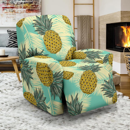 Pineapple Pattern Print Design PP03 Recliner Slipcover-JORJUNE.COM