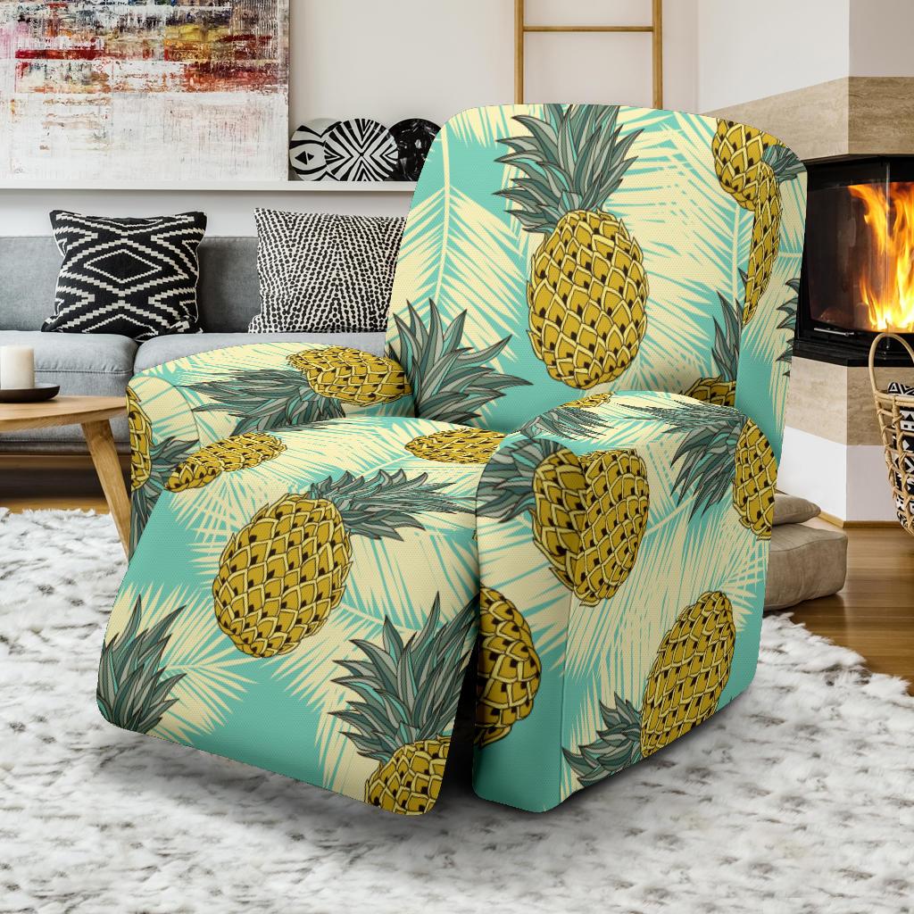 Pineapple Pattern Print Design PP03 Recliner Slipcover-JORJUNE.COM