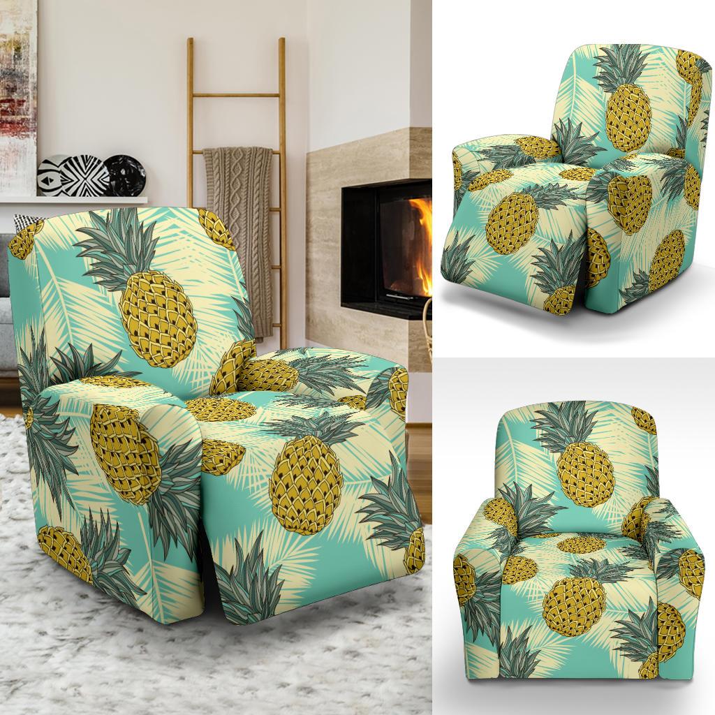 Pineapple Pattern Print Design PP03 Recliner Slipcover-JORJUNE.COM